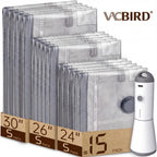 15-Pack Cordless Travel Vacuum Storage Bags