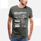 Time-Traveling Delorean T-Shirt