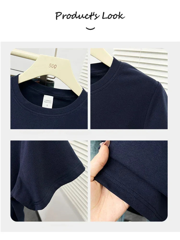 Casual Plus Size Short Sleeved T-Shirt