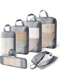6 Pcs Compression Travel Cubes