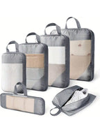 6 Pcs Compression Travel Cubes