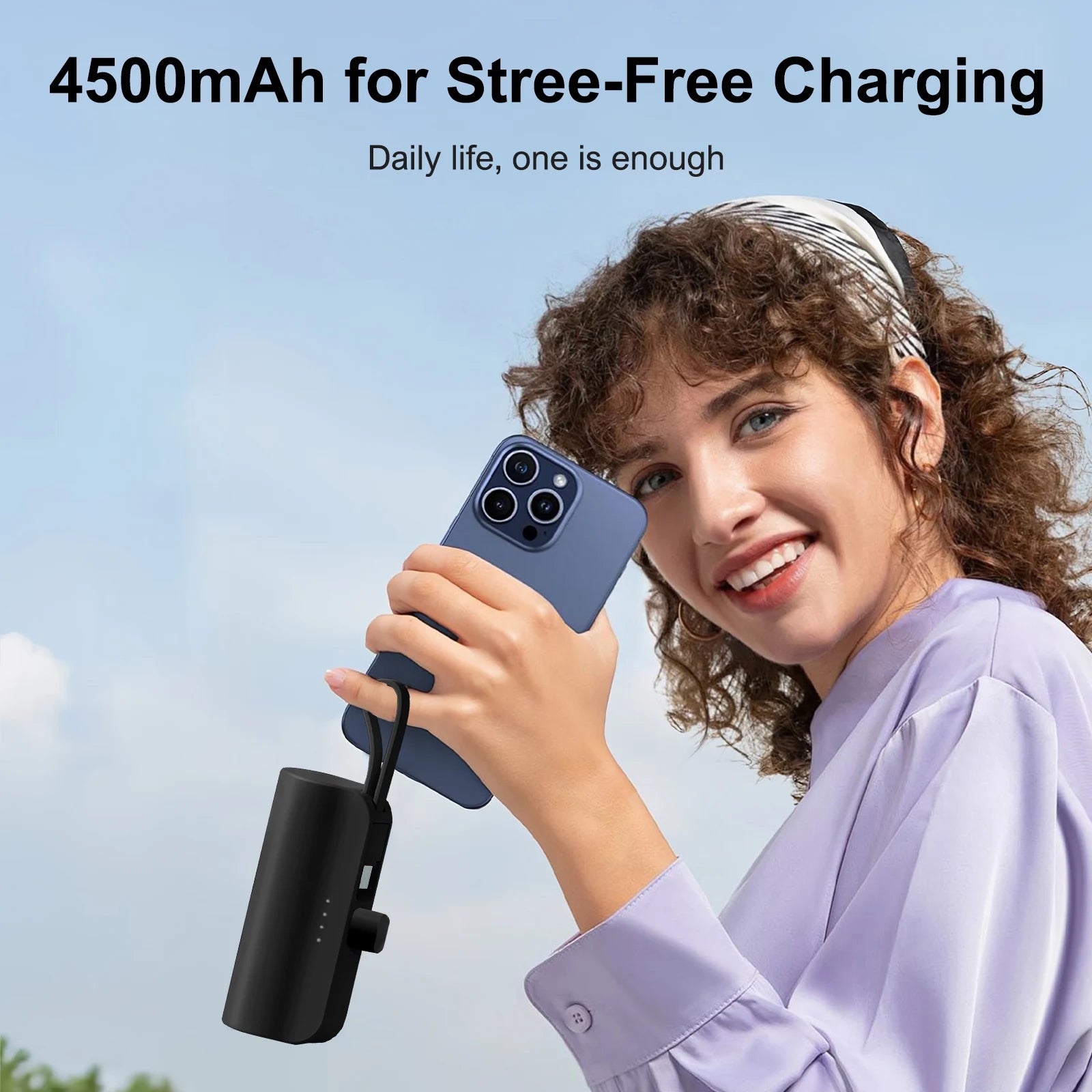 Mini Power Bank Dual USB-C Ports