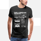 Time-Traveling Delorean T-Shirt