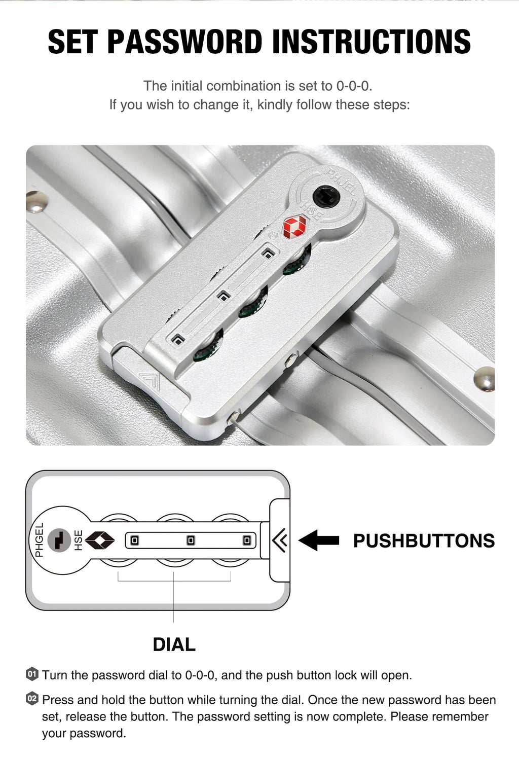 20/24/27 Lightweight Aluminum Hard Shell Luggage
