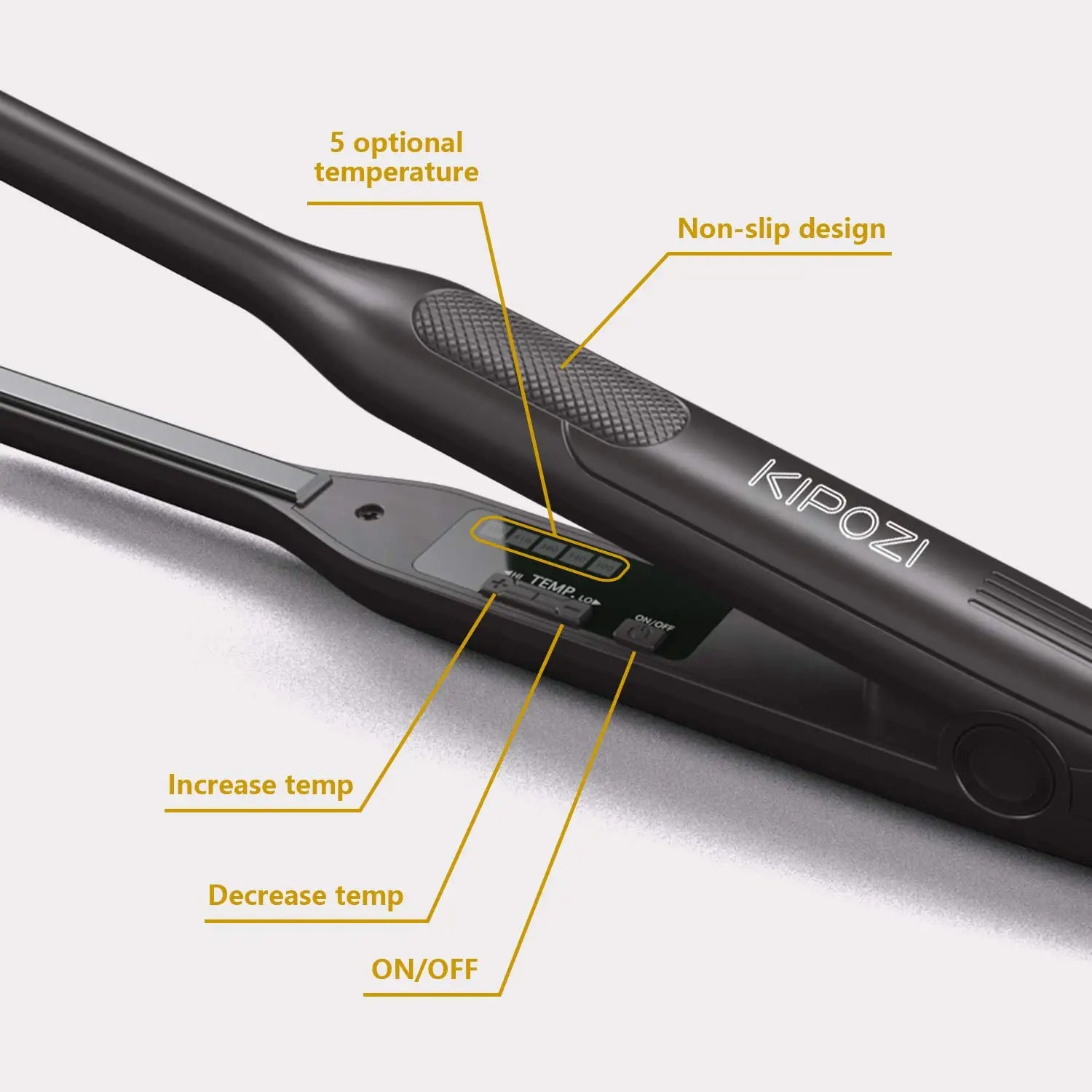KIPOZI Titanium Small Hair Straightener