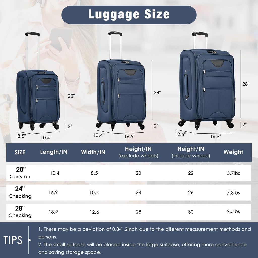 Softside Expandable 5pcs Set w/Duffel Bag