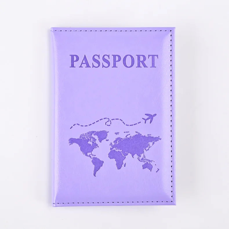 Sleek Grey Passport Cover – Slim Travel Wallet