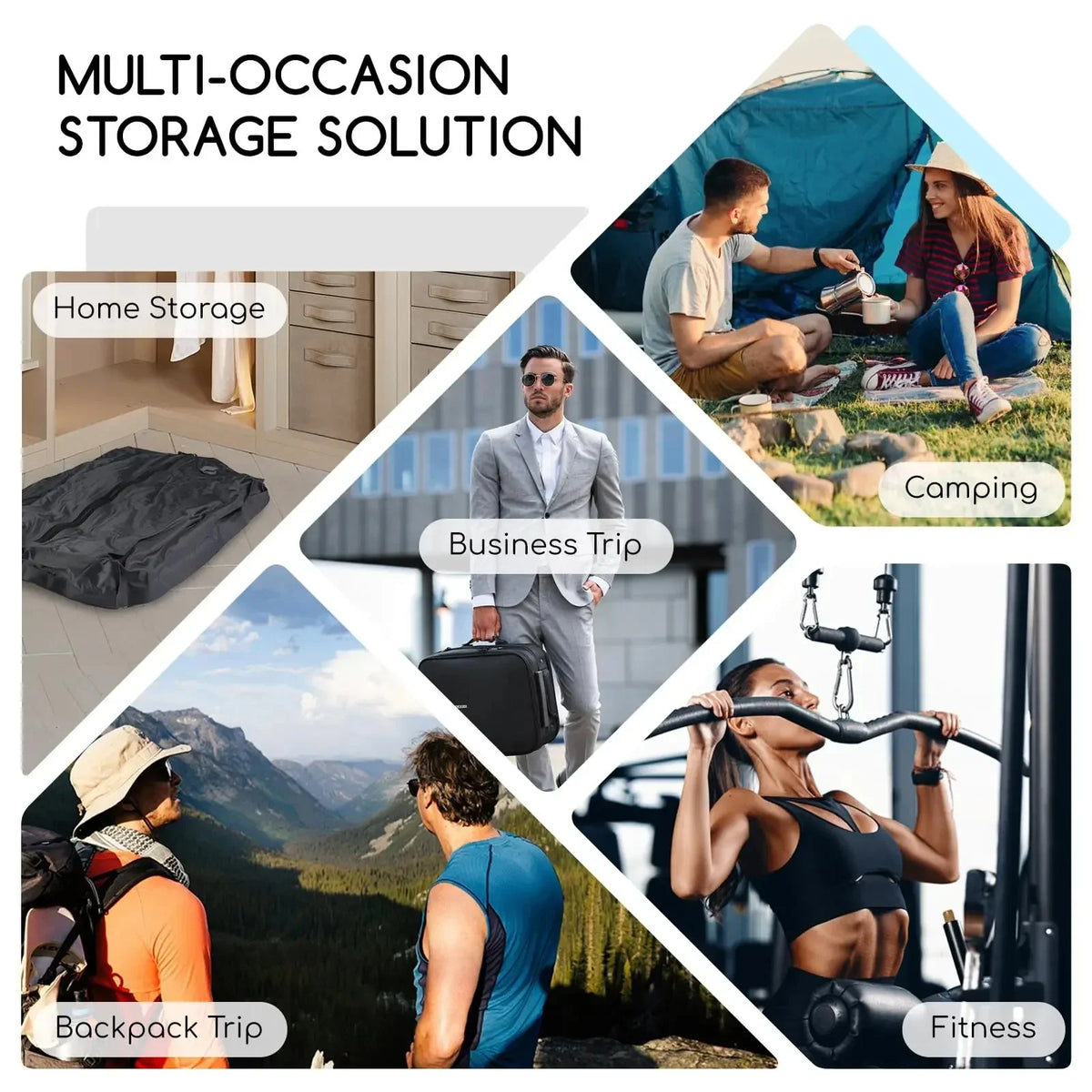 Travel Vacuum Bags & Pump Options