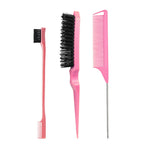 3pcs Hair Styling Hairbrush and Comb