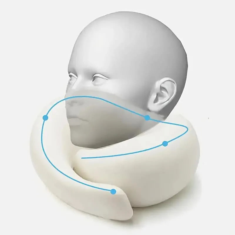 CloudRest Memory Foam Travel Neck Pillow