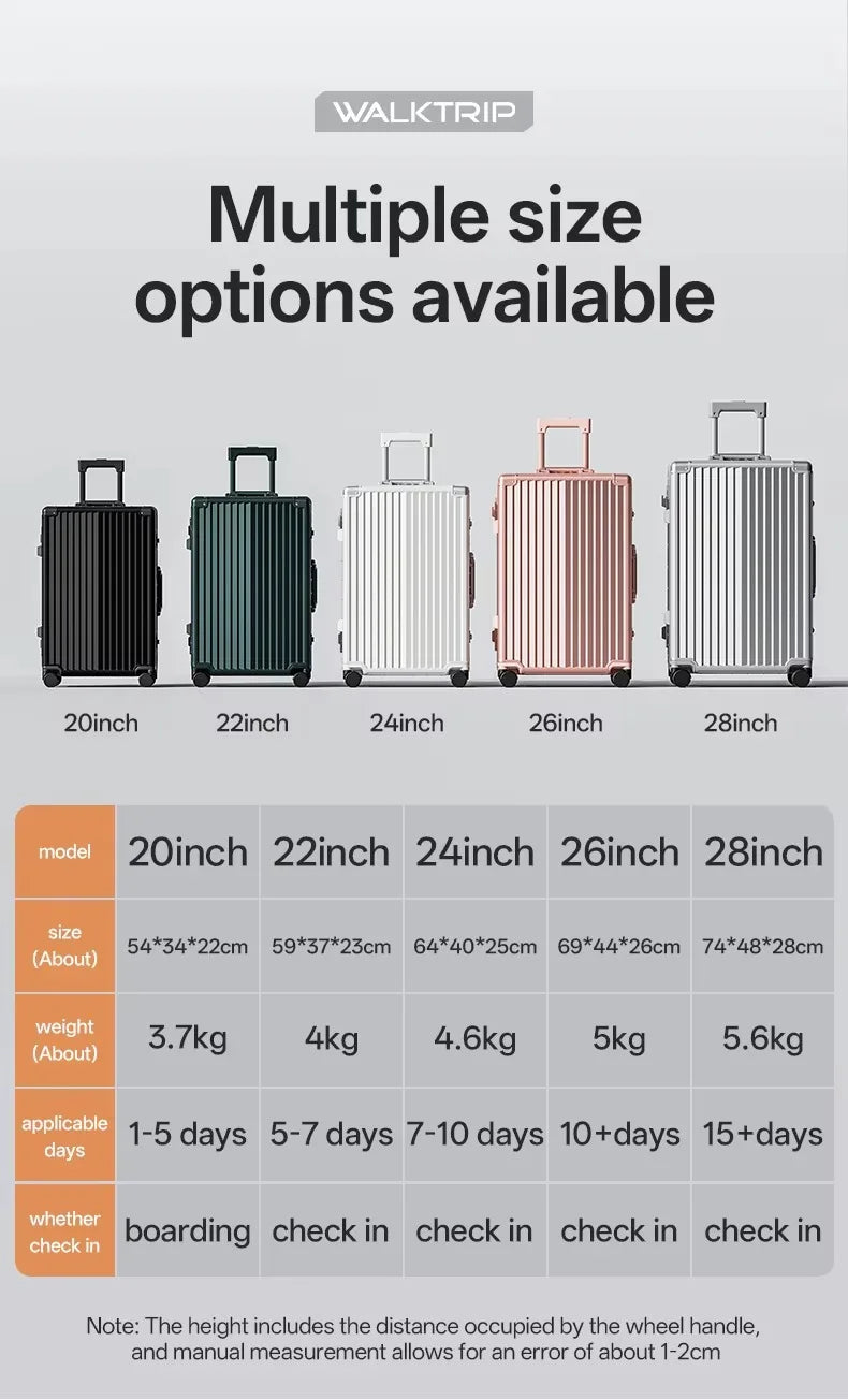 20/24/26/28" New Luxury Hard Shell Luggage