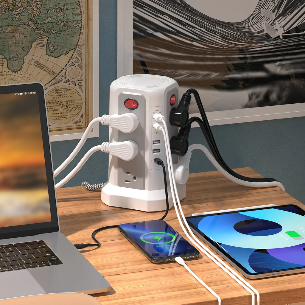 Tower 1.8m Braided Extension Cord