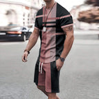 Men's Retro Cool Breathable Shorts Set