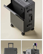 20/24/26" Front Opening Pocket Aluminum Frame Luggage