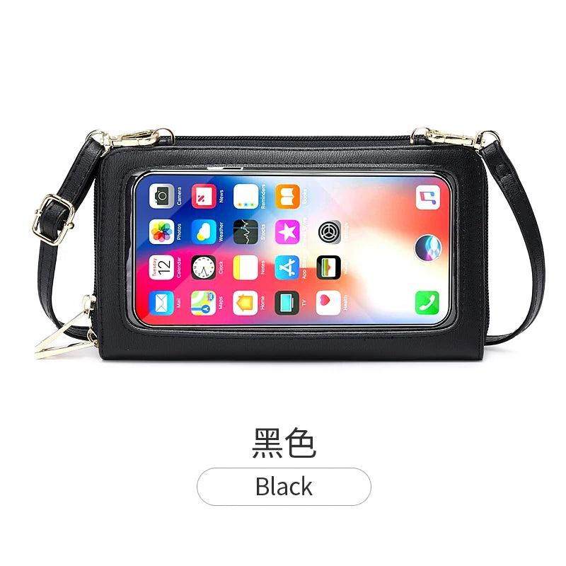 RFID Touchscreen Phone Wallet Crossbody