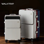 20/24/26" Front Opening Pocket Aluminum Frame Luggage