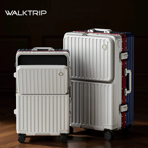 20/24/26" Front Opening Pocket Aluminum Frame Luggage