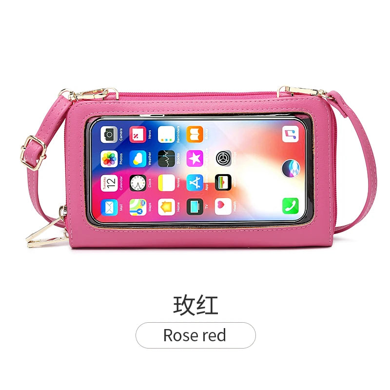 RFID Touchscreen Phone Wallet Crossbody