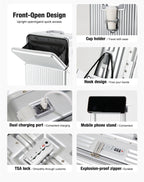20/24/27 Lightweight Aluminum Hard Shell Luggage