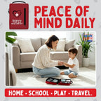 Kids First Aid Kit w/CPR Mask