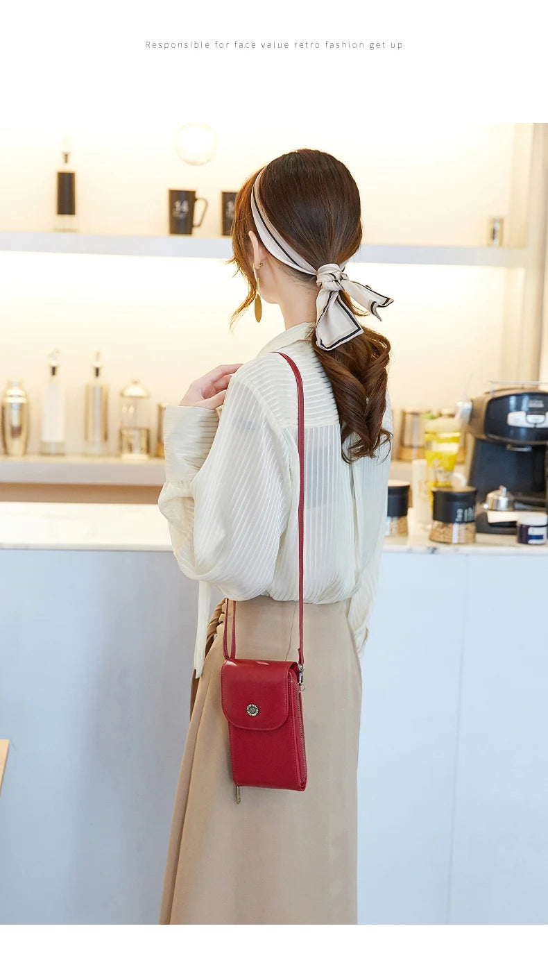 Retro RFID Shoulder Bag