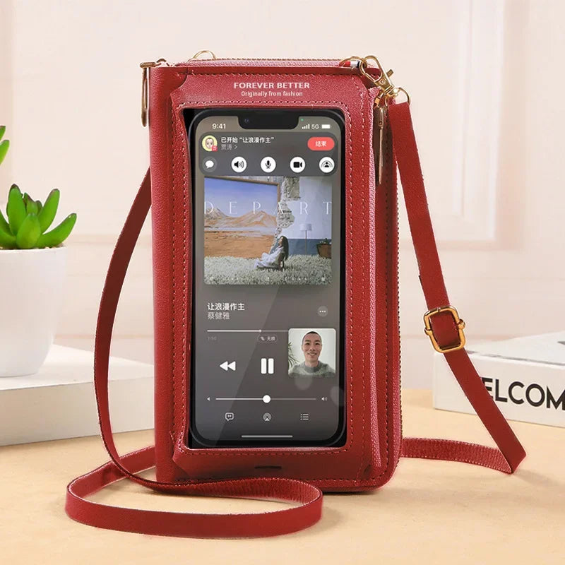 Crossbody Touch Screen Wallet