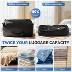 Vacuum Compression Packing Bags for Travel Clothing
