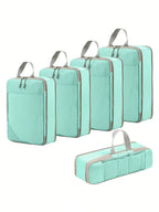 6 Pcs Compression Travel Cubes