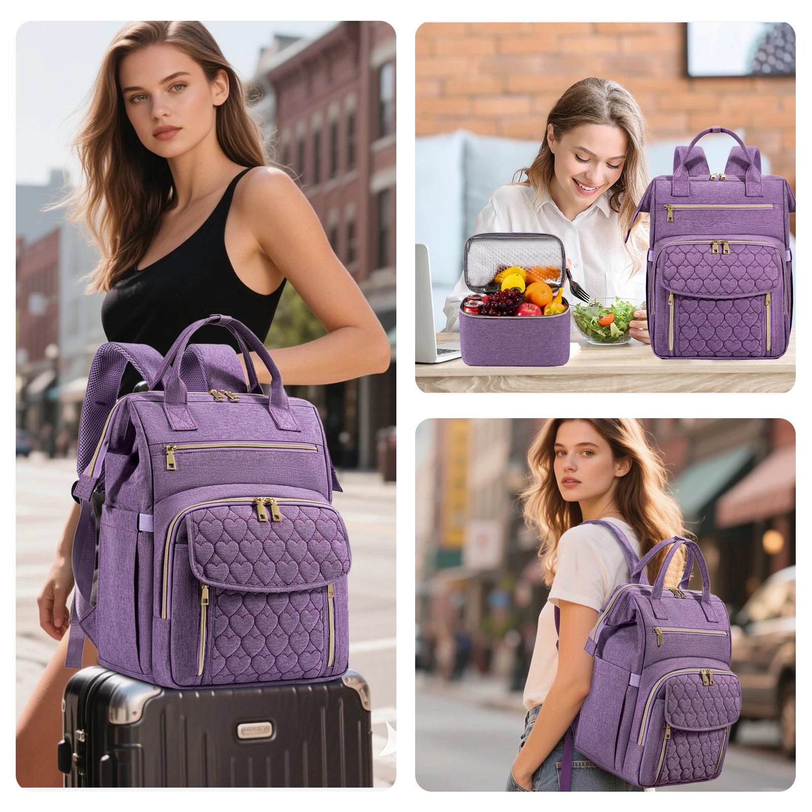 Insulated Multifunctional Cooler Travel Backpack