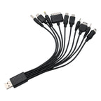 10In1 USB to Multi-ports USB Cable Universal Phone Charging