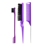3pcs Hair Styling Hairbrush and Comb