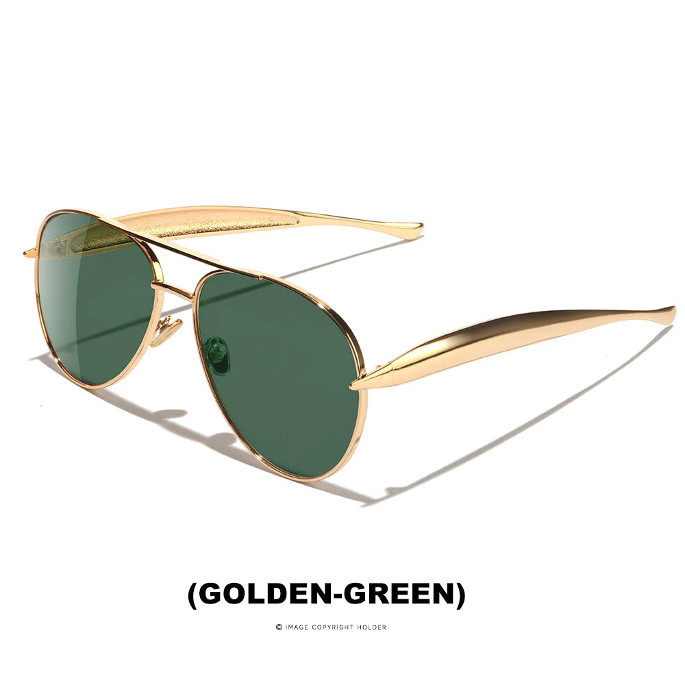 Oversized Vintage Aviator Glasses