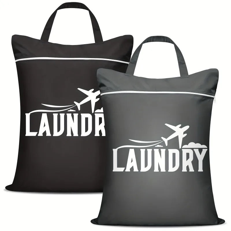 2pcs Large Washable Travel Laundry Bags