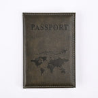 Sleek Grey Passport Cover – Slim Travel Wallet