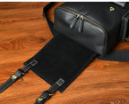 Vintage Crazy Horse Genuine Leather Hiking Backpack