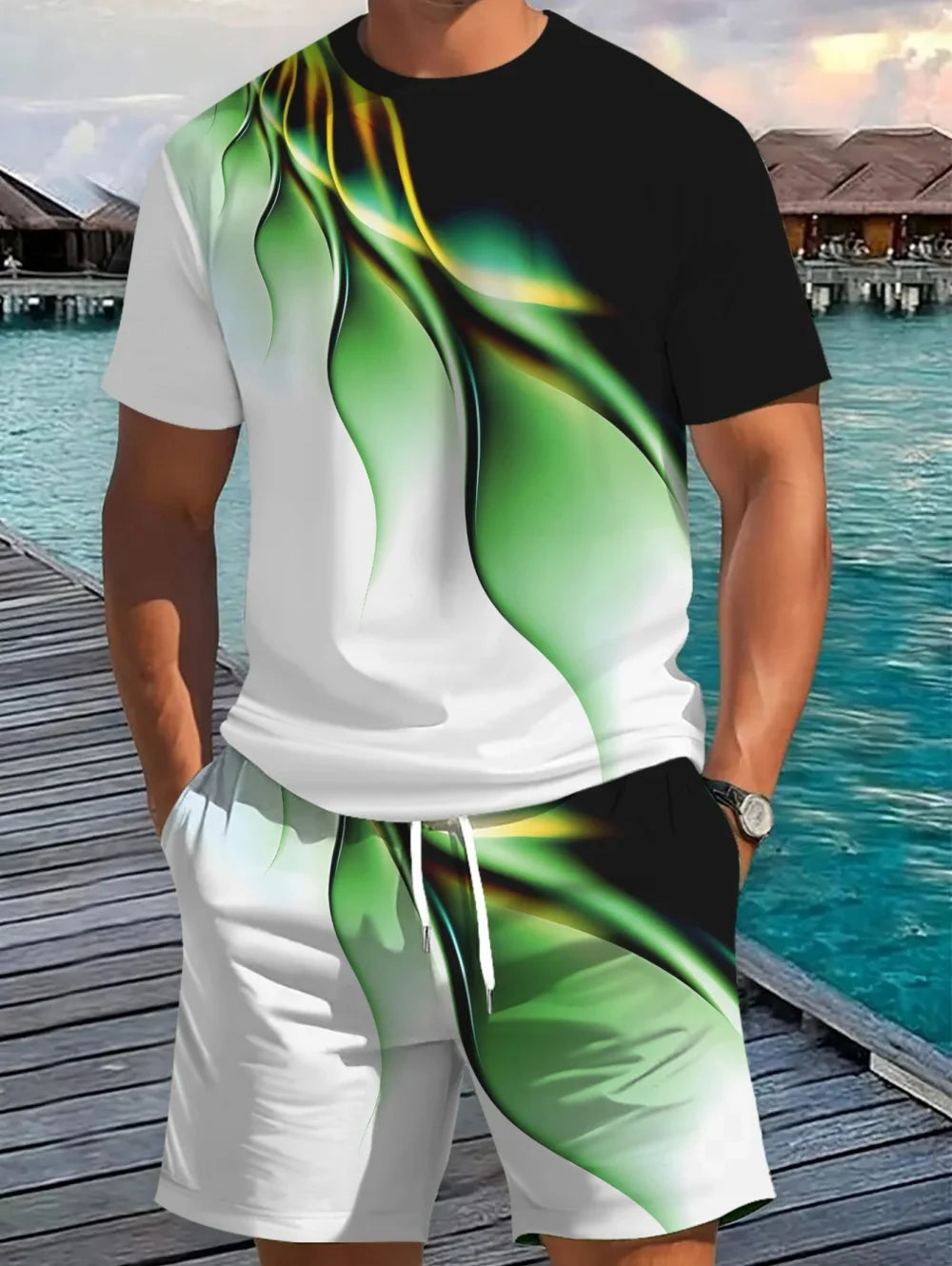 Men's Sportswear Quick-Dry Shorts Set