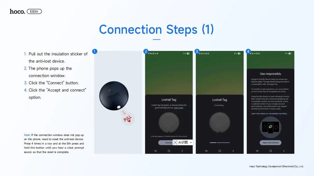 Android Anti Lost Smart Tag