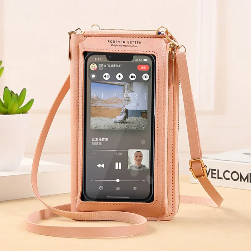 Crossbody Touch Screen Wallet