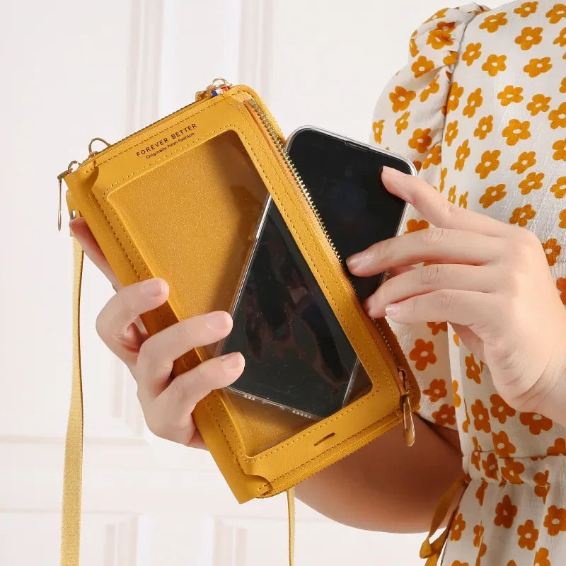 Crossbody Touch Screen Wallet
