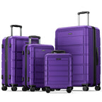 SHOWKOO G-Series 4-Piece Hardside Luggage Set (16"/20"/24"/28")