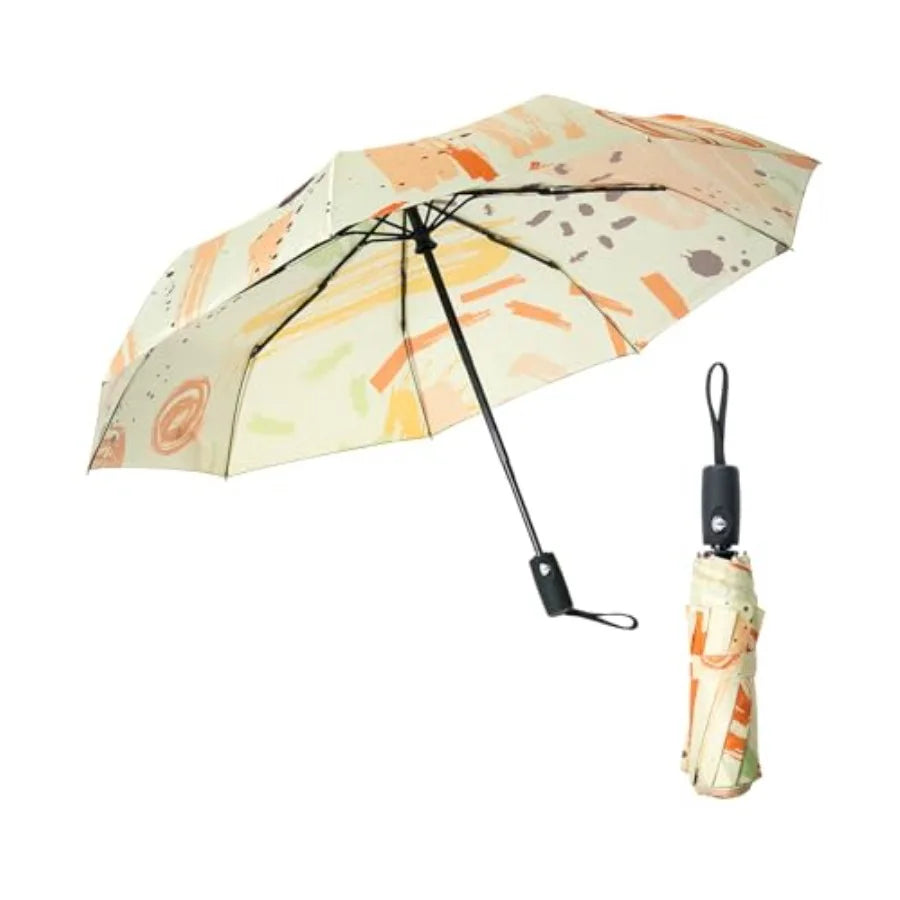 Compact Windproof Travel Umbrella – Auto Open/Close, Water-Resistant