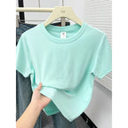 Casual Plus Size Short Sleeved T-Shirt