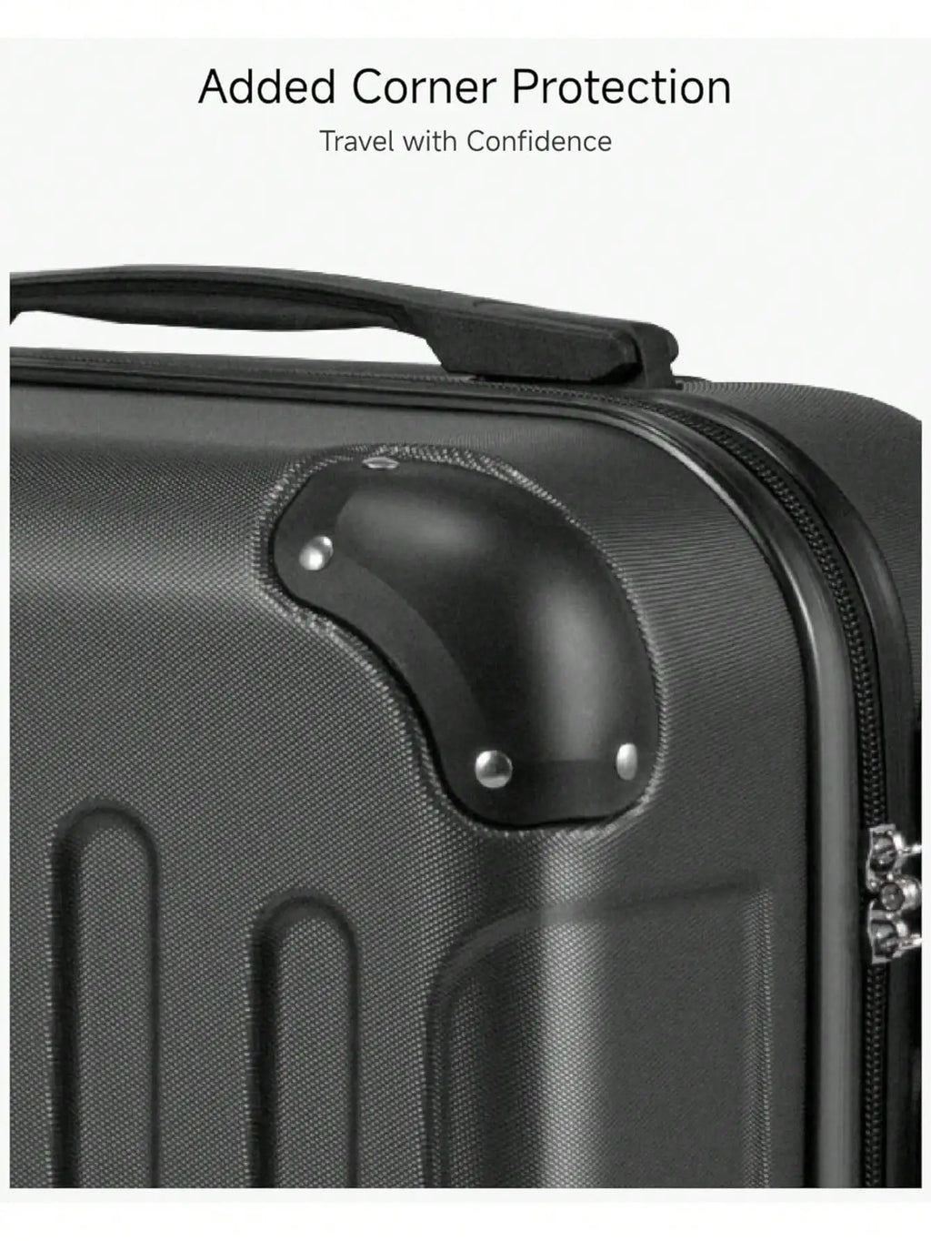3Pcs Travel Luggage Set with Tote & Toiletry Bag