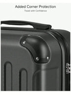 3Pcs Travel Luggage Set with Tote & Toiletry Bag
