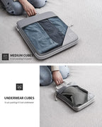 Travel Compression Storage Bag Set w/Shoe Bag