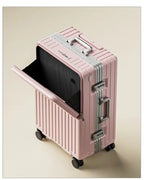 20/24/26" Front Opening Pocket Aluminum Frame Luggage