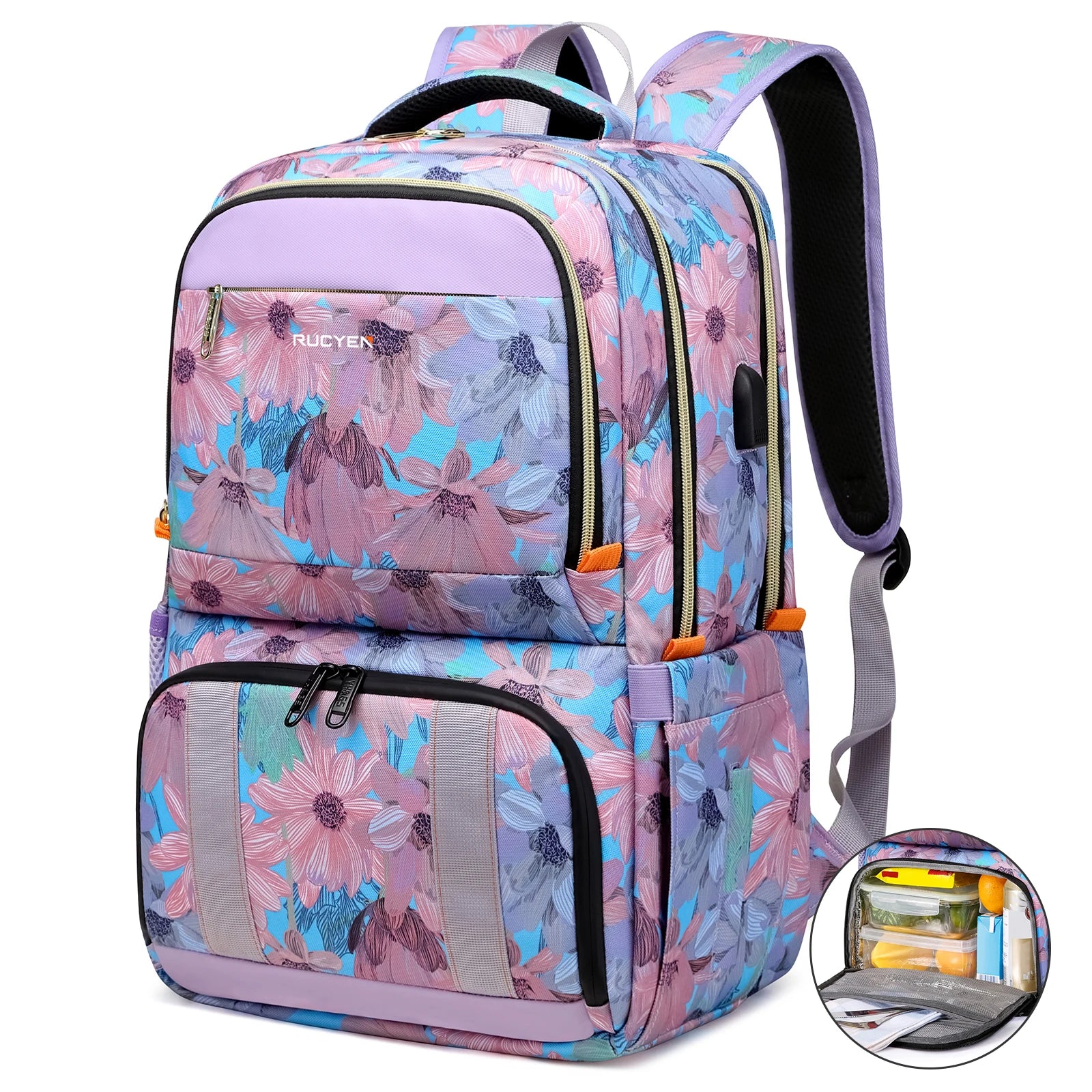 Insulated Multifunctional Cooler Travel Backpack