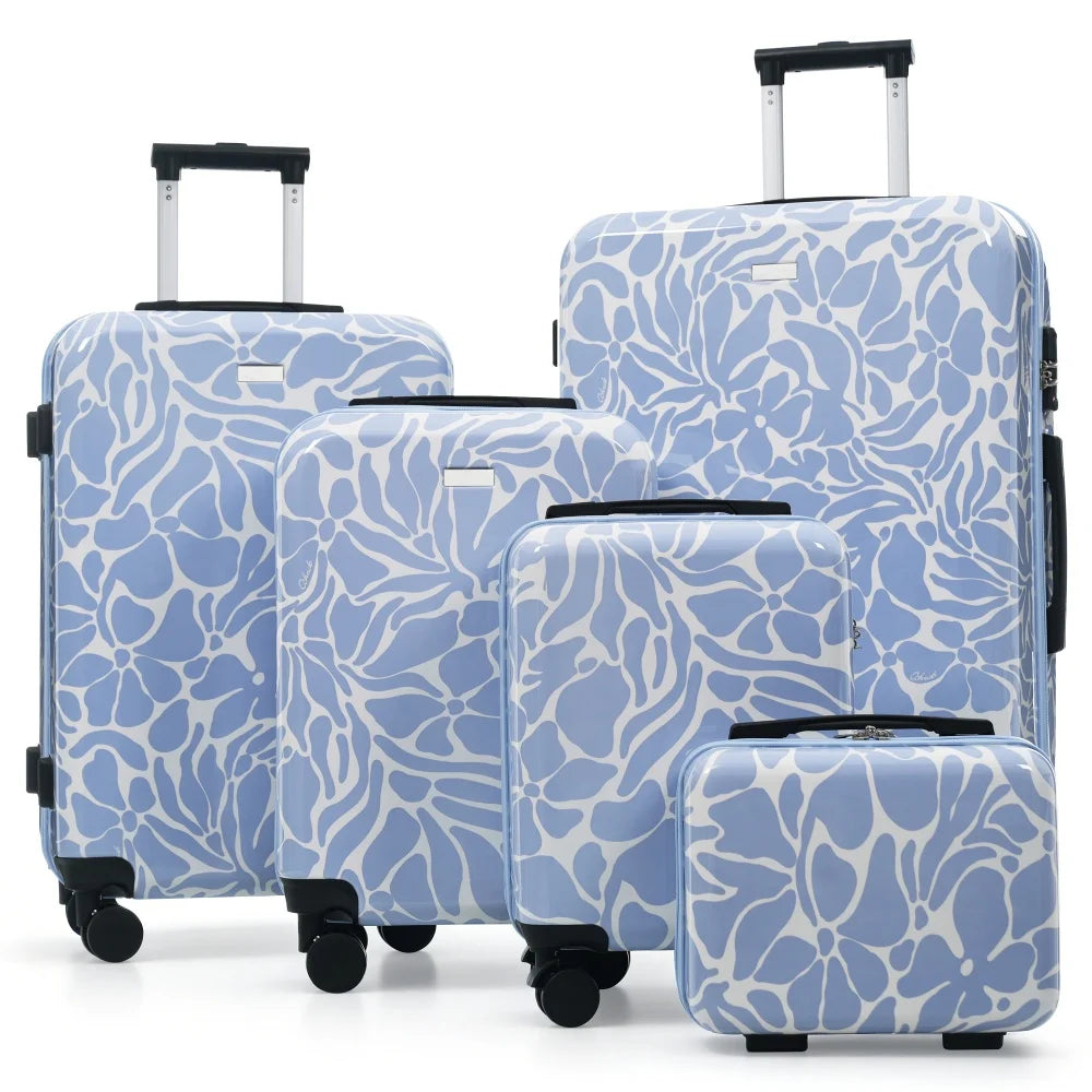 5/6-Piece Hardside Luggage Set – Lightweight & Expandable