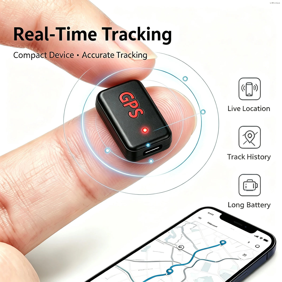 Mini GPS Tracker – Real-Time Location Tracking for Travel