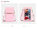 Soft Leather Touch Screen Crossbody